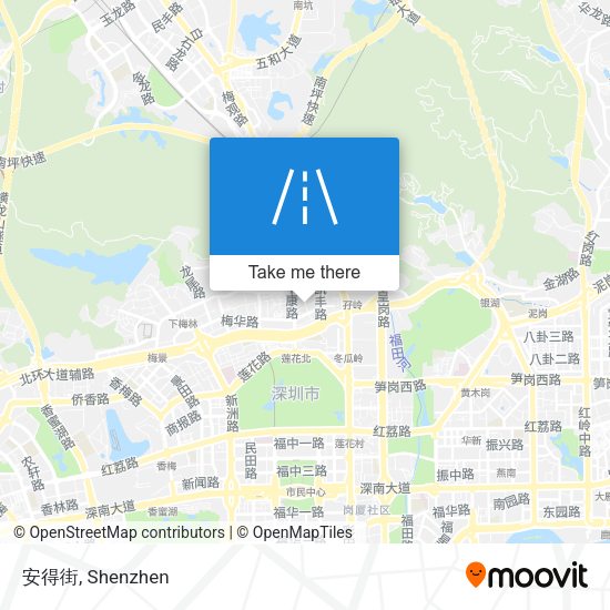 安得街 map