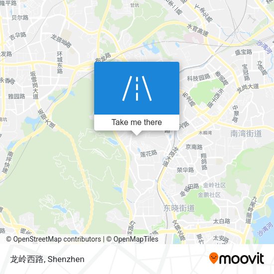 龙岭西路 map
