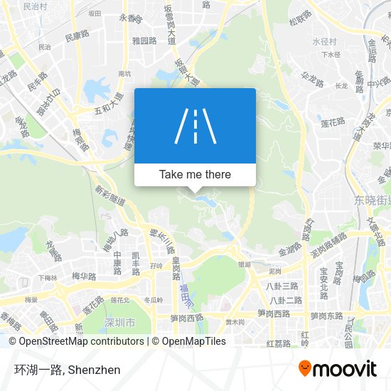 环湖一路 map
