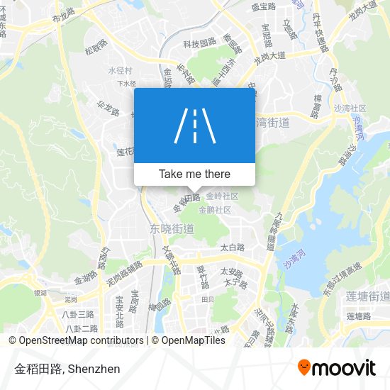 金稻田路 map