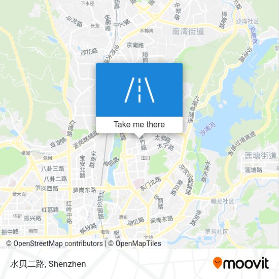 水贝二路 map