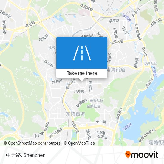 中元路 map