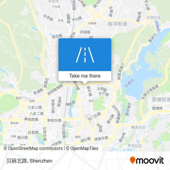 贝丽北路 map