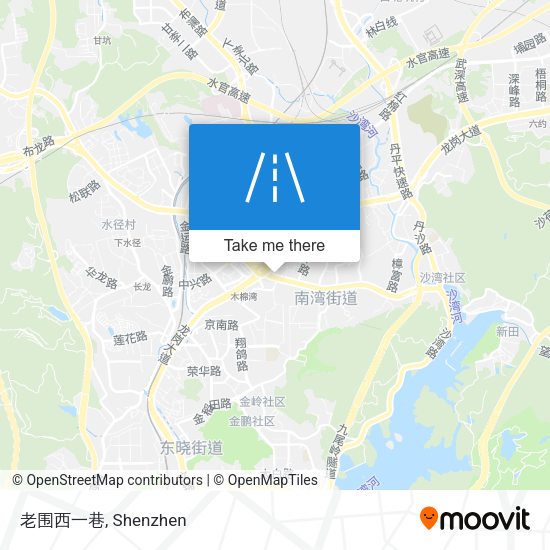 老围西一巷 map
