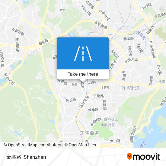 金鹏路 map