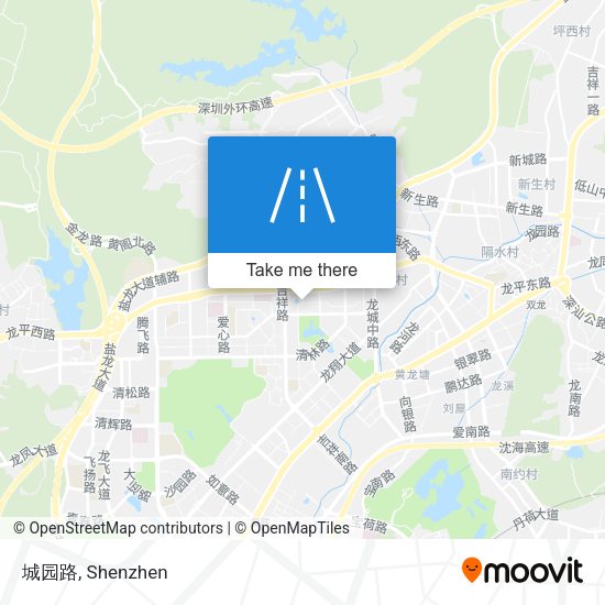 城园路 map