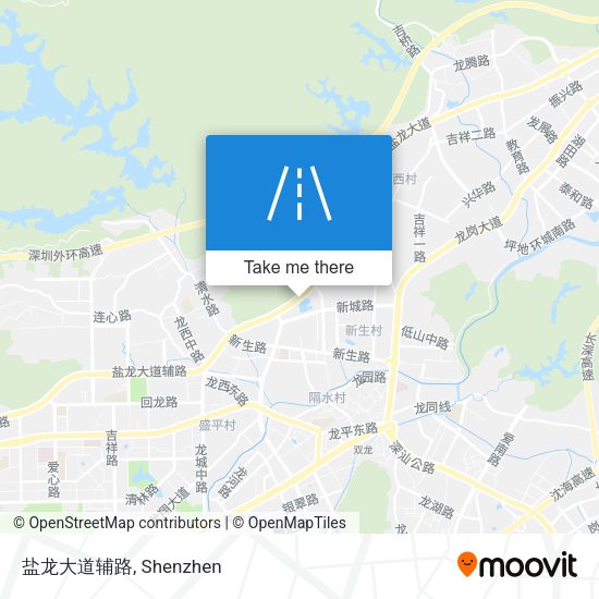 盐龙大道辅路 map