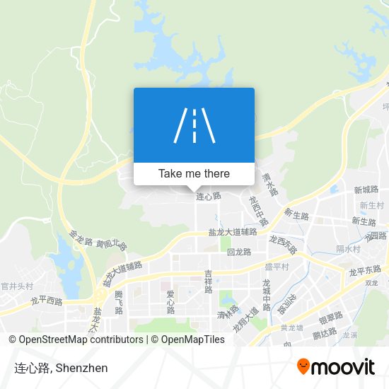 连心路 map