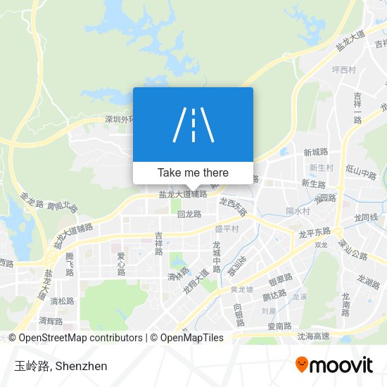 玉岭路 map
