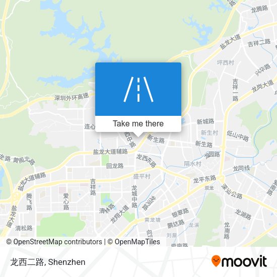 龙西二路 map