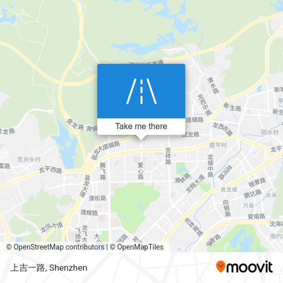 上吉一路 map