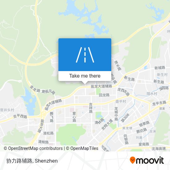 协力路辅路 map