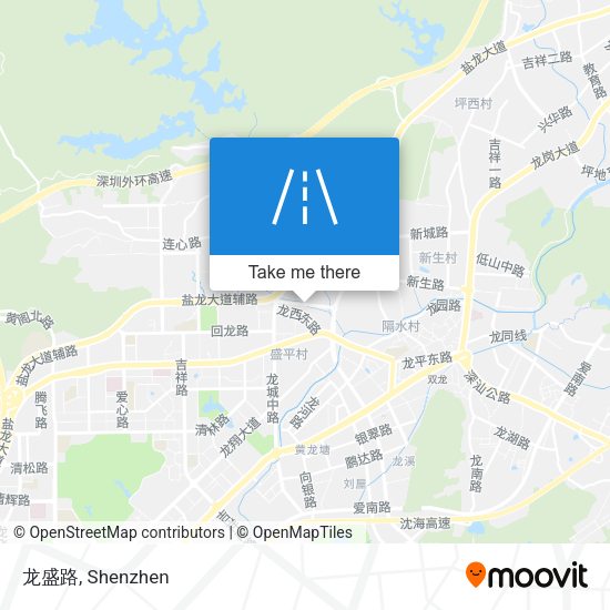 龙盛路 map