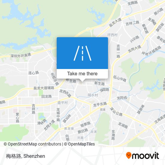 梅格路 map