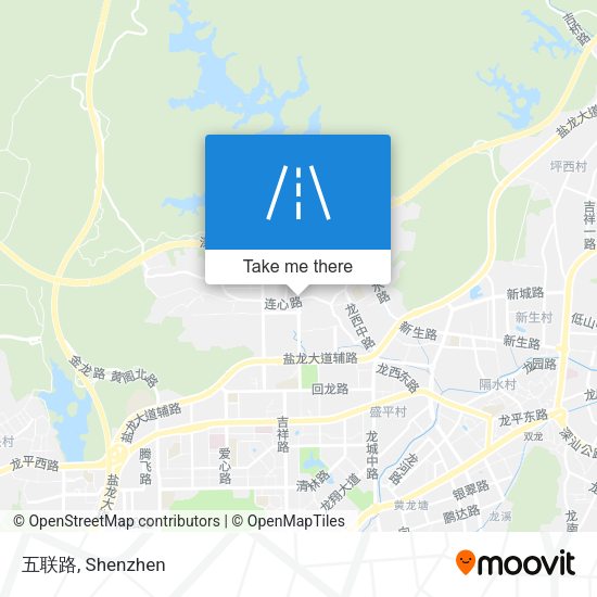 五联路 map