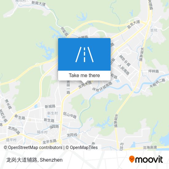 龙岗大道辅路 map