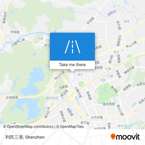 利民三巷 map