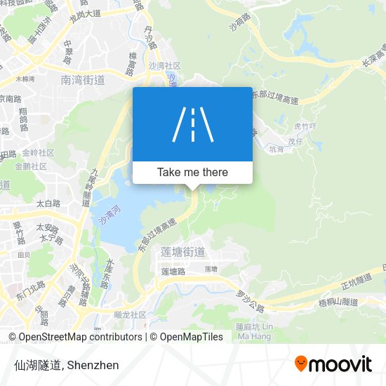 仙湖隧道 map