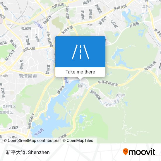 新平大道 map