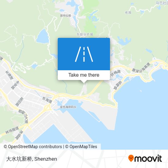大水坑新桥 map