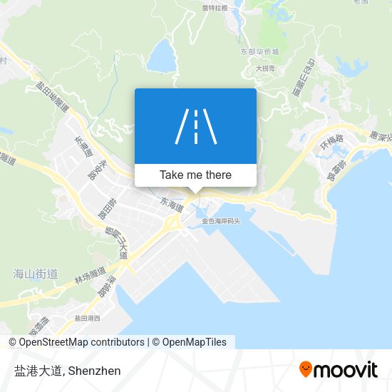 盐港大道 map