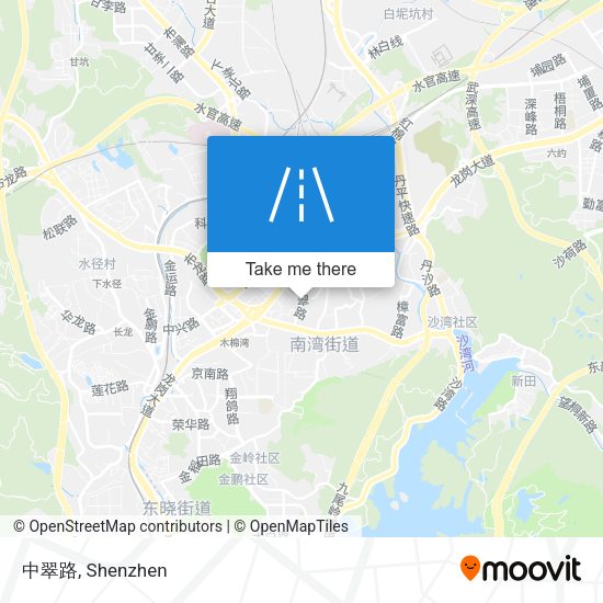 中翠路 map