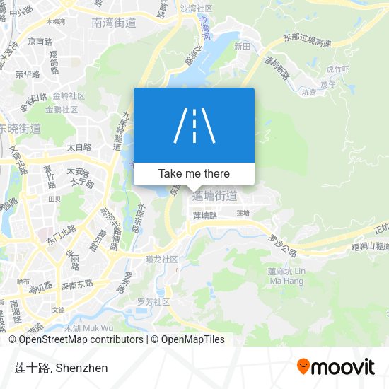 莲十路 map