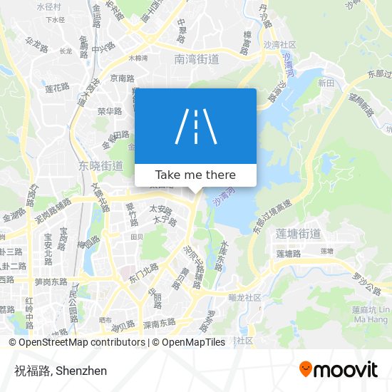 祝福路 map