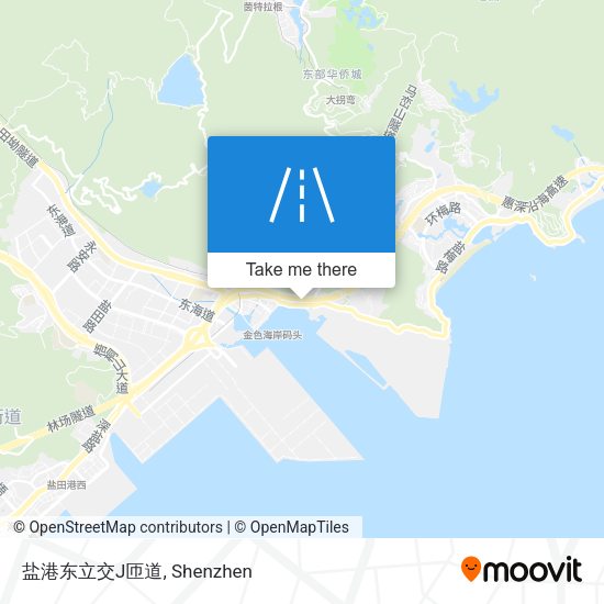 盐港东立交J匝道 map