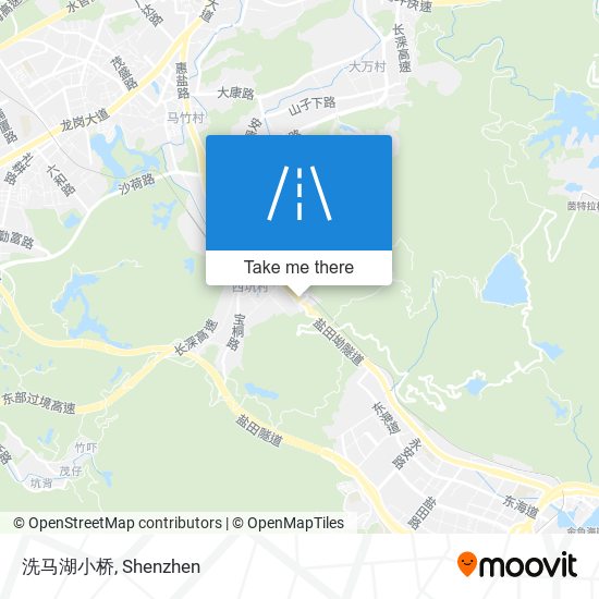 洗马湖小桥 map