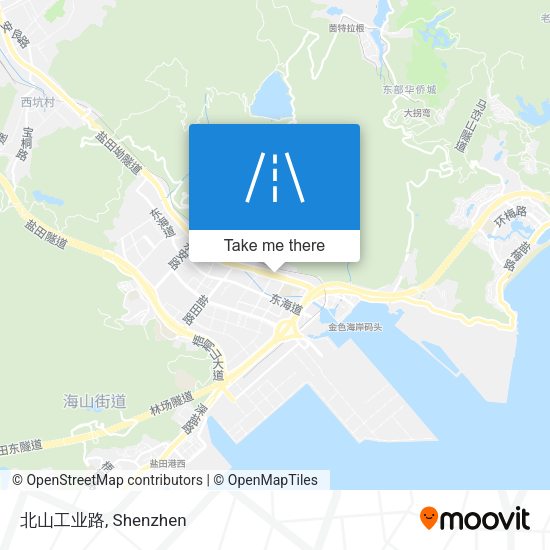 北山工业路 map
