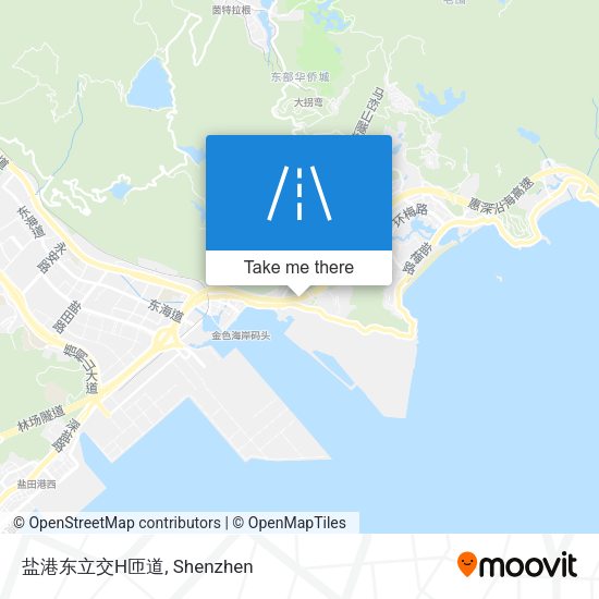 盐港东立交H匝道 map