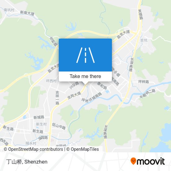 丁山桥 map