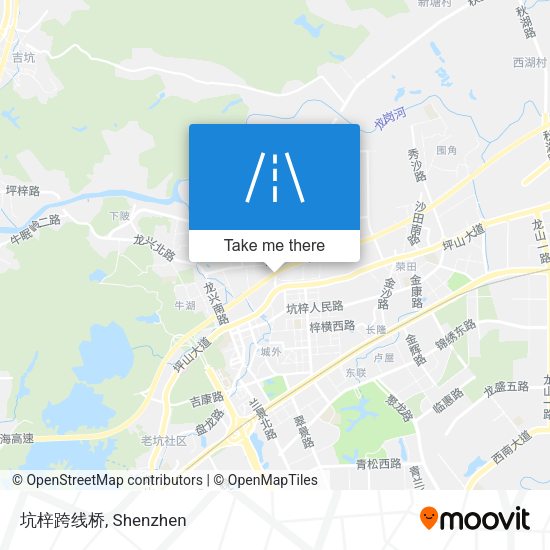 坑梓跨线桥 map