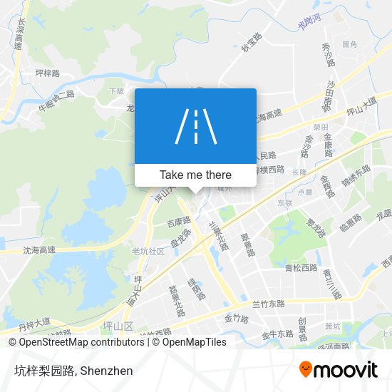 坑梓梨园路 map