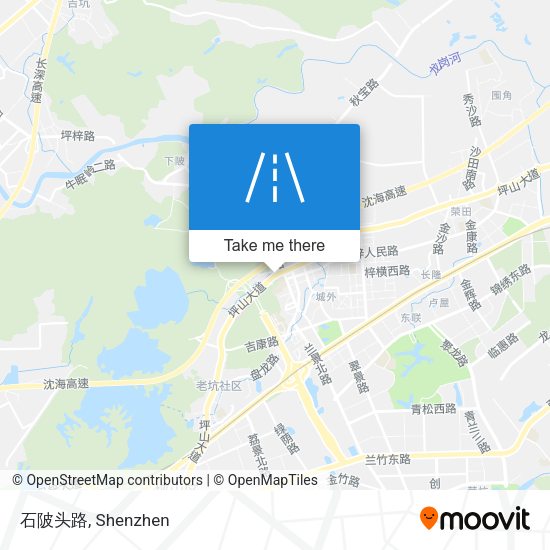 石陂头路 map