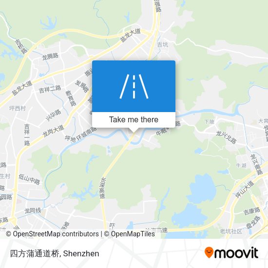 四方蒲通道桥 map