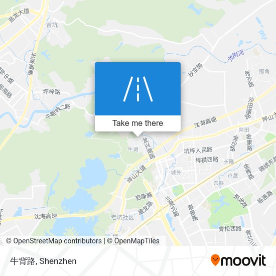 牛背路 map