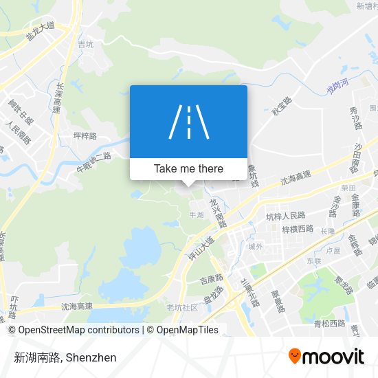 新湖南路 map