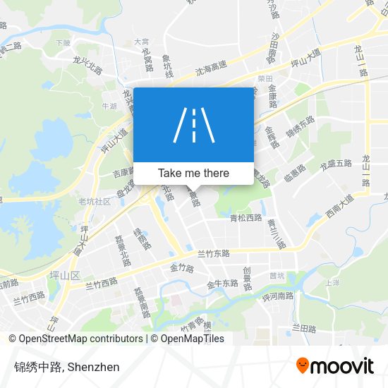 锦绣中路 map