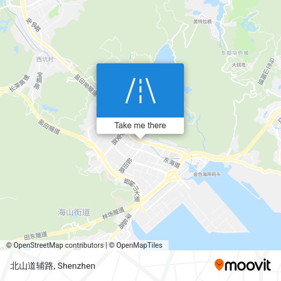 北山道辅路 map