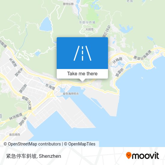 紧急停车斜坡 map
