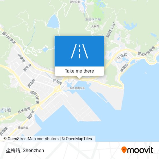 盐梅路 map