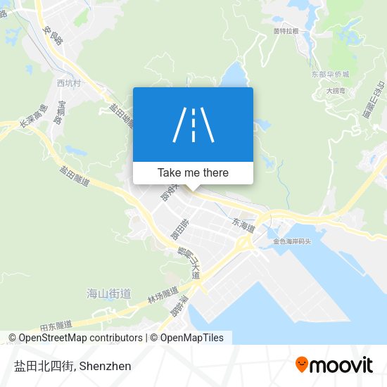 盐田北四街 map