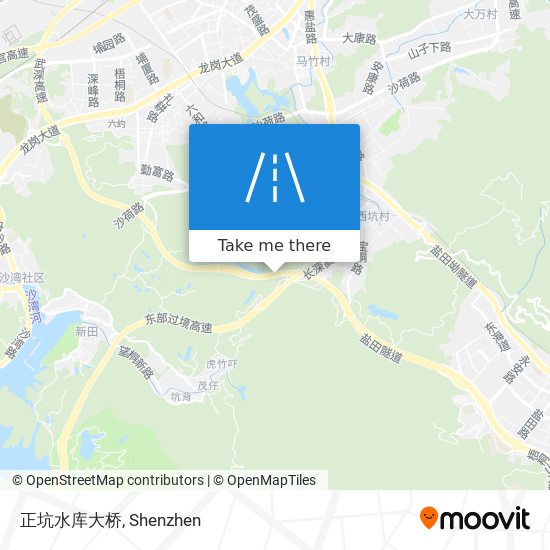 正坑水库大桥 map