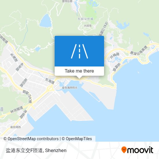 盐港东立交F匝道 map