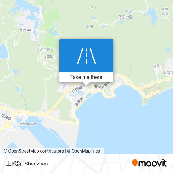 上成路 map