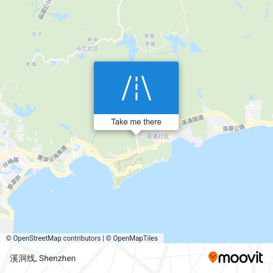 溪洞线 map