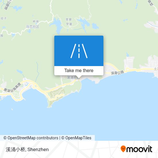 溪涌小桥 map