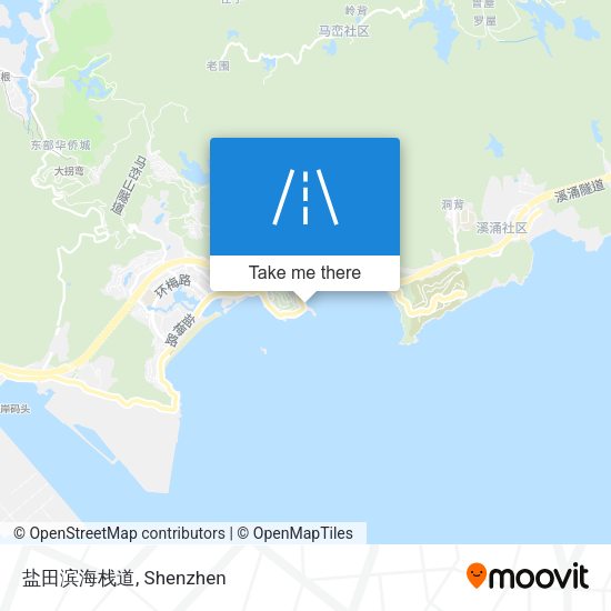 盐田滨海栈道 map